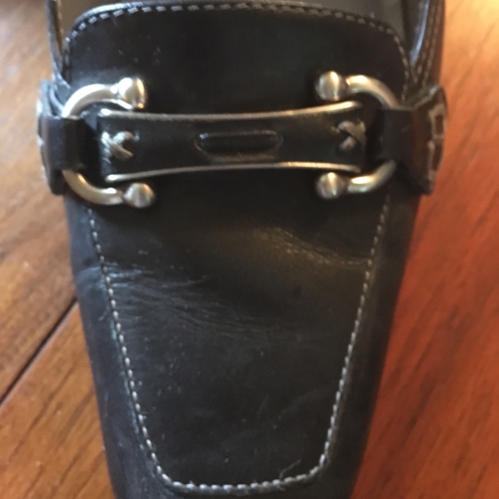 GUC ladies 3" heeled black shoes 8 1/2 - Picture 4 of 8
